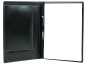 Preview: Schreibmappe DIN A4, incl. Memoblock CAMBRIDGE Top Grain Rindleder schwarz